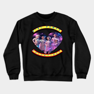 Girl power galentines Space medics Crewneck Sweatshirt